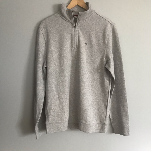 calvin klein classic quarter zip